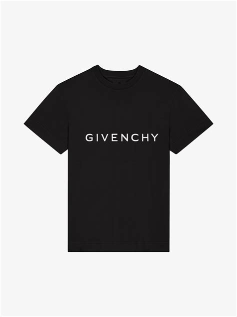 givenchy men's slim-fit crewneck t-shirt - black - size xs|GIVENCHY Archetype slim fit t.